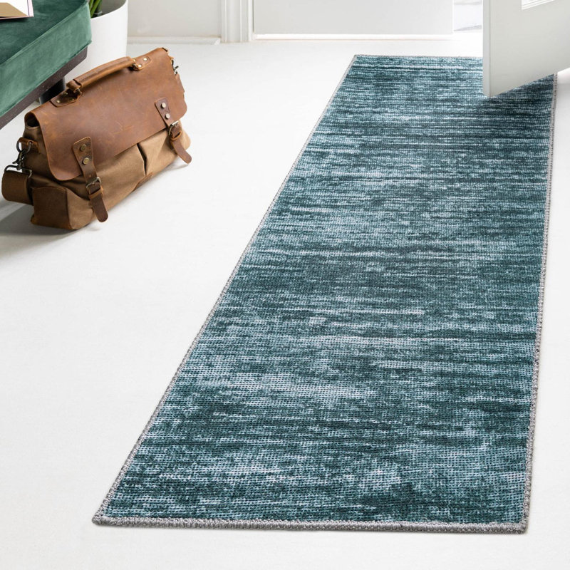 Tapis bleu Montalvo, Tapis de couloir 2 pi 6 po x 12 pi