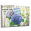Art mural en verre acrylique 36 po x 24 po «Farm Seed Hydrangeas» par Art Licensing Studio Epic Art-2078270140