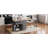 74.5 Inch Kitchen Island With Extendable Dining Table , Rolling Kitchen Island On Wheels With Spice Rack And 2 Drawers, 4 Door Cabinet, For Kitchen, Dining Room, Grey-1019372284