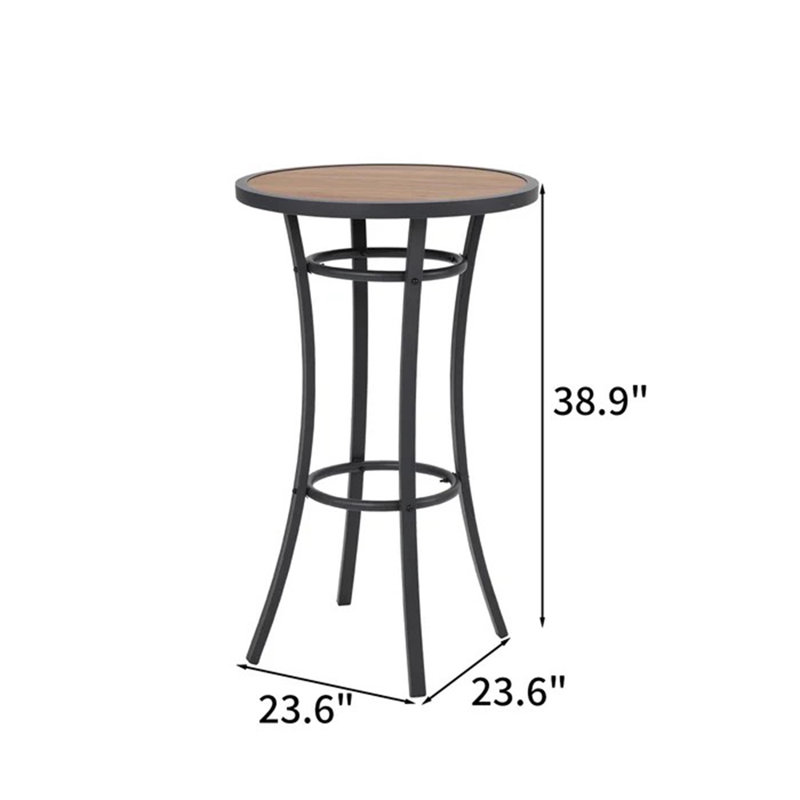 Round Outdoor Bar Table