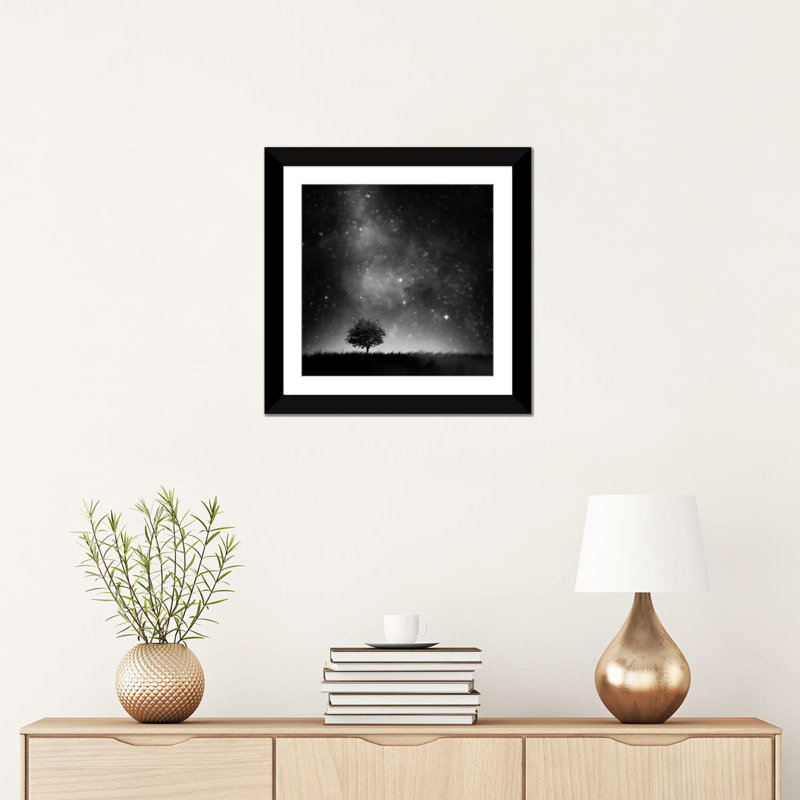 « not so seulement », reproduction de photo sur toile, H 16 po x l 16 po x P 1 po, Papier d'art encadré noir, Blanc