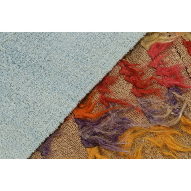 One-of-a-Kind 5'7" x 13'9" Hand Knotted Area Rug