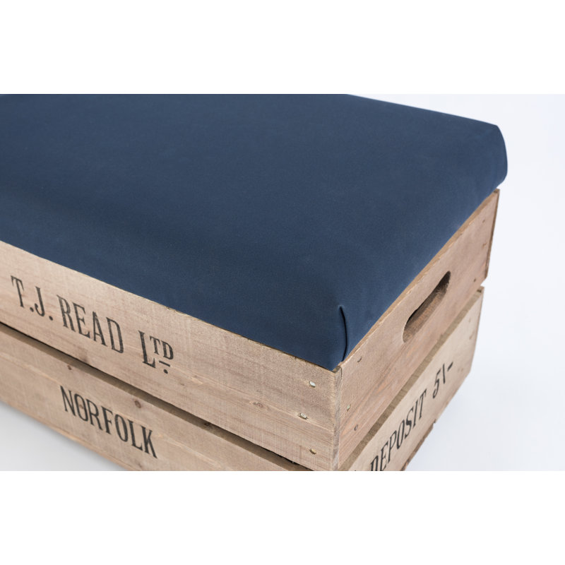 Edmiston Bar Stool, Blue, 59cm