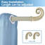 Tringle à rideaux simple réglable 1 po Bax-1693814962-1693814966