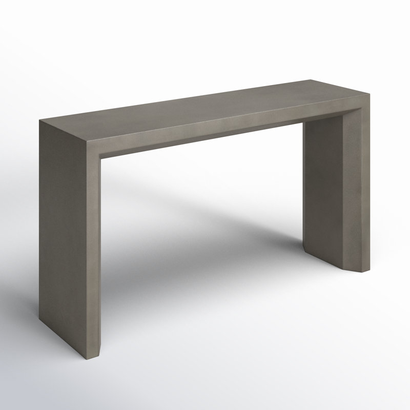 Kass Rectangular Concrete Outdoor Buffet & Console Table