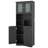 58.5" Tall Bathroom Storage Cabinet Freestanding Linen Cabinet With Shelves-1252496958