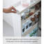 Chariot à roulettes Yamazaki Home, acier, capacité de poids de 44,3 lb, assemblage minimal-106918220