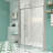 44-48 In. W X 71 In. H Pivot Swing Glass Shower Door, 1/4 In. Clear Tempered Glass, Chrome Finish, Reversible Installation | Gift Idea-124319183