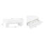 Table basse de 47 po en blanc Ella-121068655