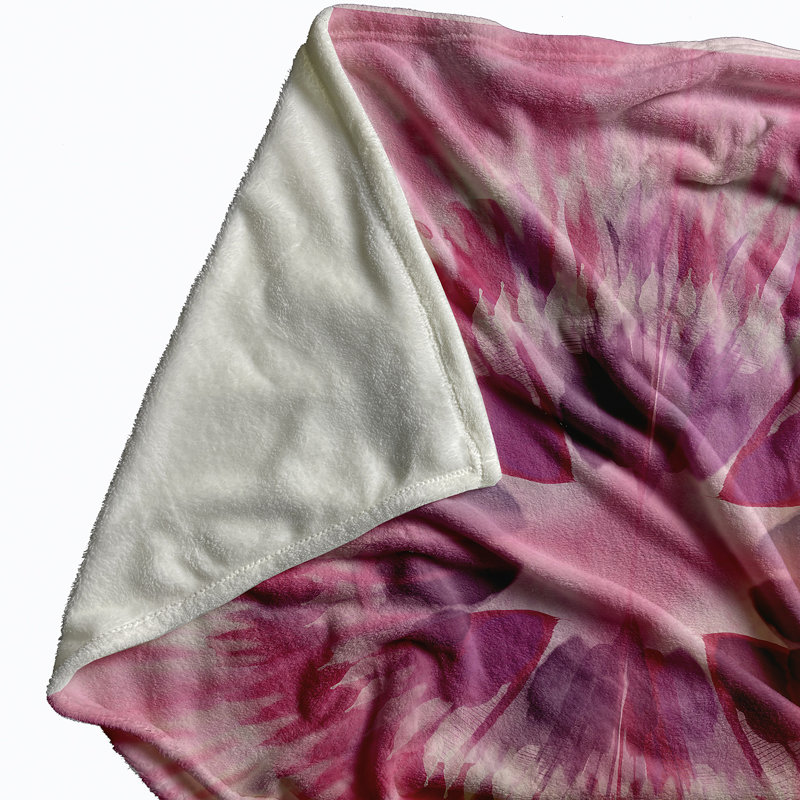 Jeté polaire Funky Junky, L 60 po x L 80 po, 1.95, Rose