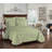 Historic Charleston King Charles European Cotton Matelasse Decorative Pillow Sham, 26 in x 26 in, Sage