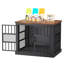 Caisse pour chien robuste de 40,9 po de largeur avec 2 portes doubles-1242806068-1267822604