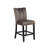 Cedar Brown Upholstered Counter Height Chair (Set Of 2) For Kitchen Dining Room