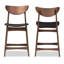 Tabouret de comptoir en bois massif de 24 po Chastelin Ajhani