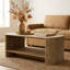 Table basse cannelée 47,2 po Cove
