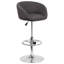 Tabouret de bar rotatif à hauteur ajustable Nordin-24677773