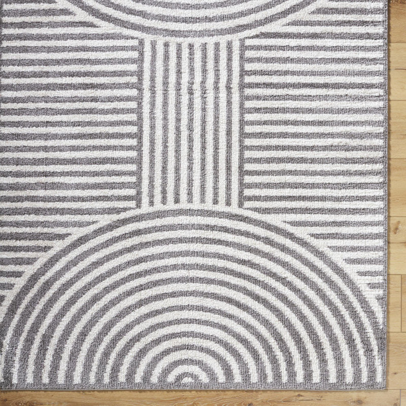 Zuhur Washable Geometric Indoor Rug, Runner 2'7" x 7'3"