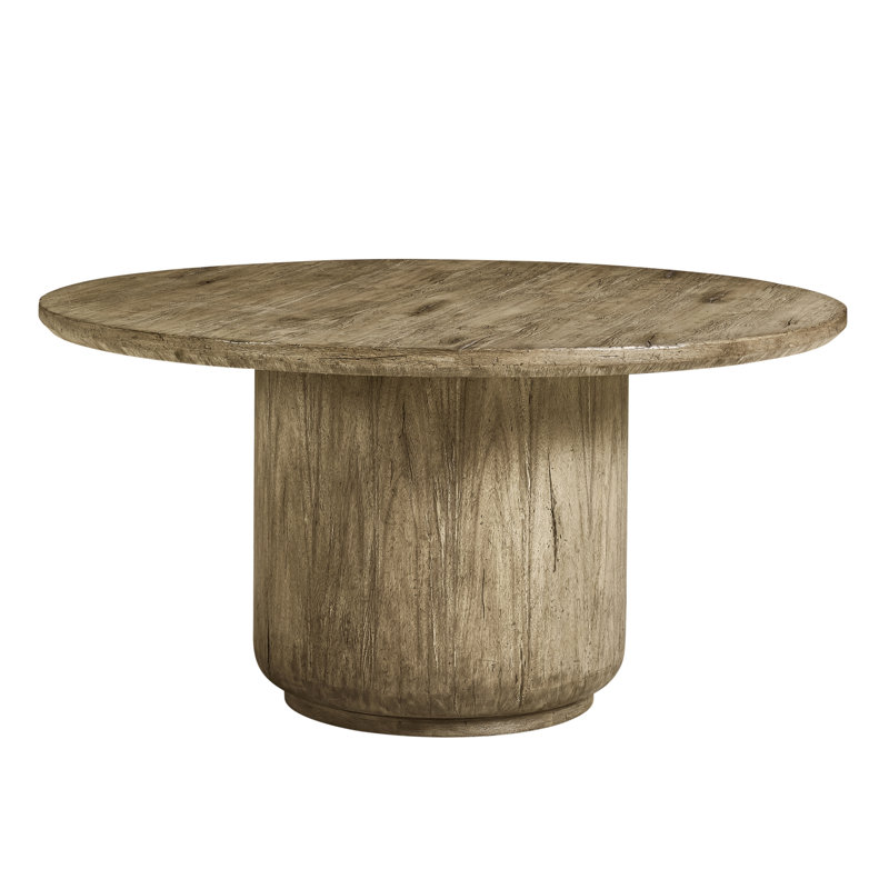60" Stone Ridge Round Dining Table Light