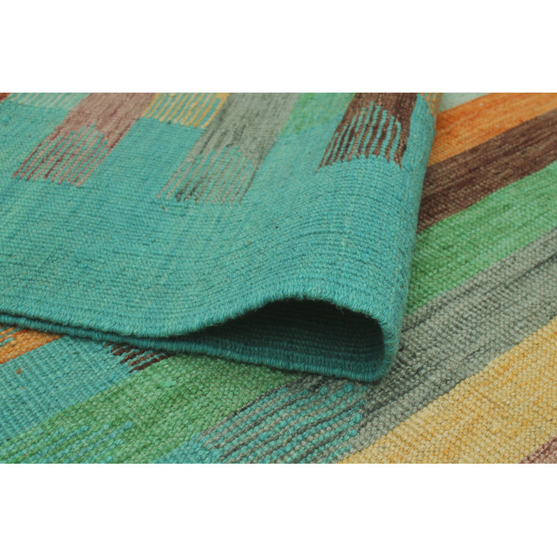 Burdgick Wool Striped Indoor Rug