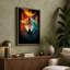 Fire And Ice Wolf Fantasy - Print-1169982210-1169982462