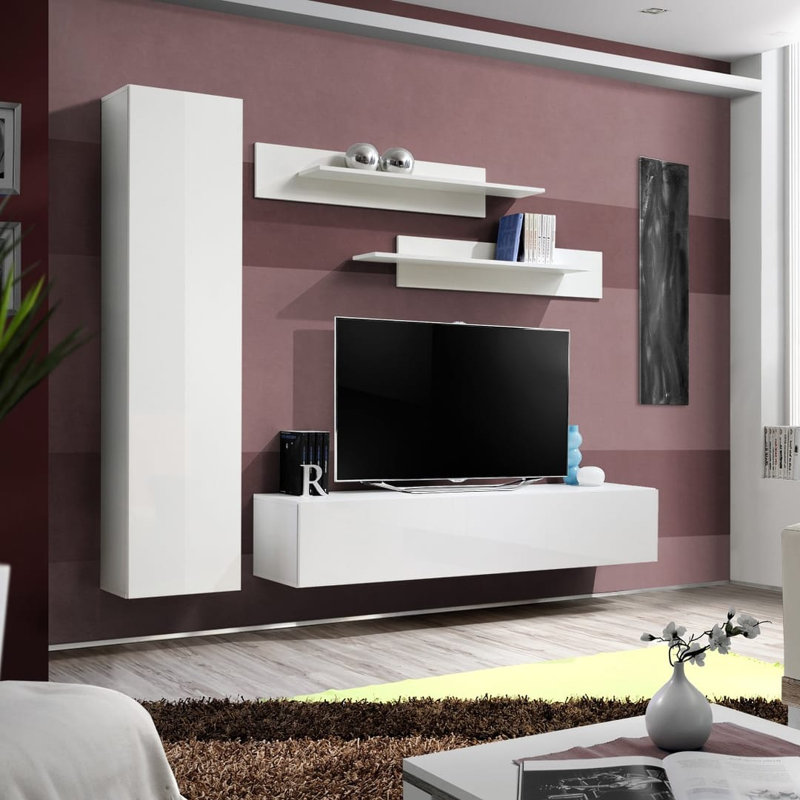 Unfinished Entertainment Centre for TVs up to 75", White