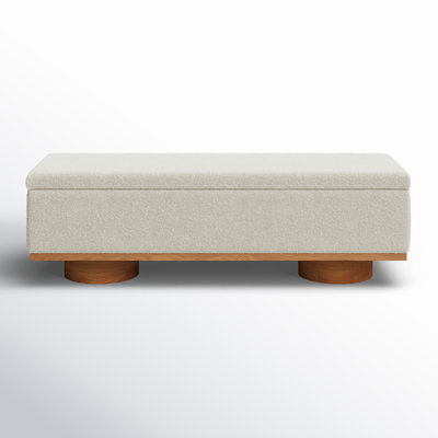 Morje 61" Linen Entryway Bench