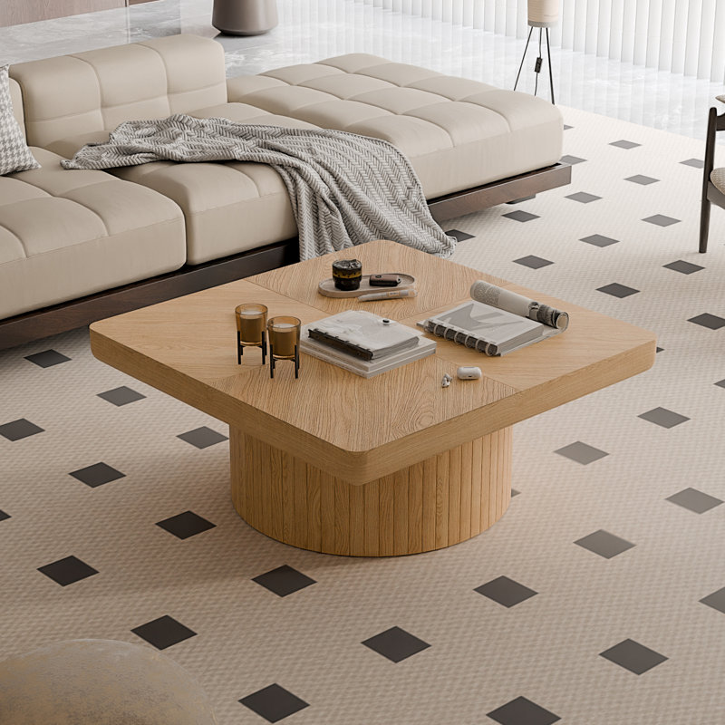 Table basse Modern, Bois naturel