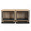 Meuble double XL avec cage pour chien