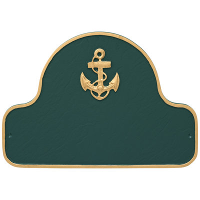Anchor Arch Address Sign Plaque