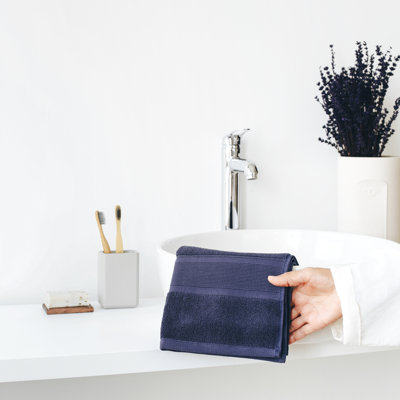 Serviettes de bain lavande en coton turc de qualité supérieure (ensemble de 8 pièces)