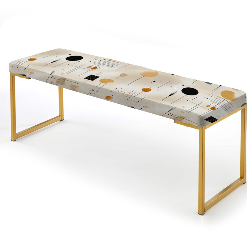 Motif de fougères beige bohème minimalisme Boho