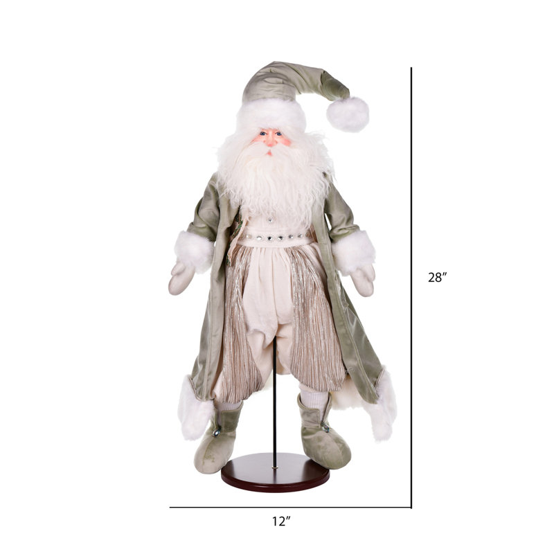 Poupée du Père Noël avec support
