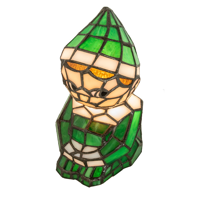 Meyda Tiffany & Stained Glass Table Lamp, Green