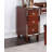 Traditional Formal Cherry Color Vanity Set W Stool Storage Drawers 1Pc Bedroom Furniture Set Tufted Seat Stool-161133703