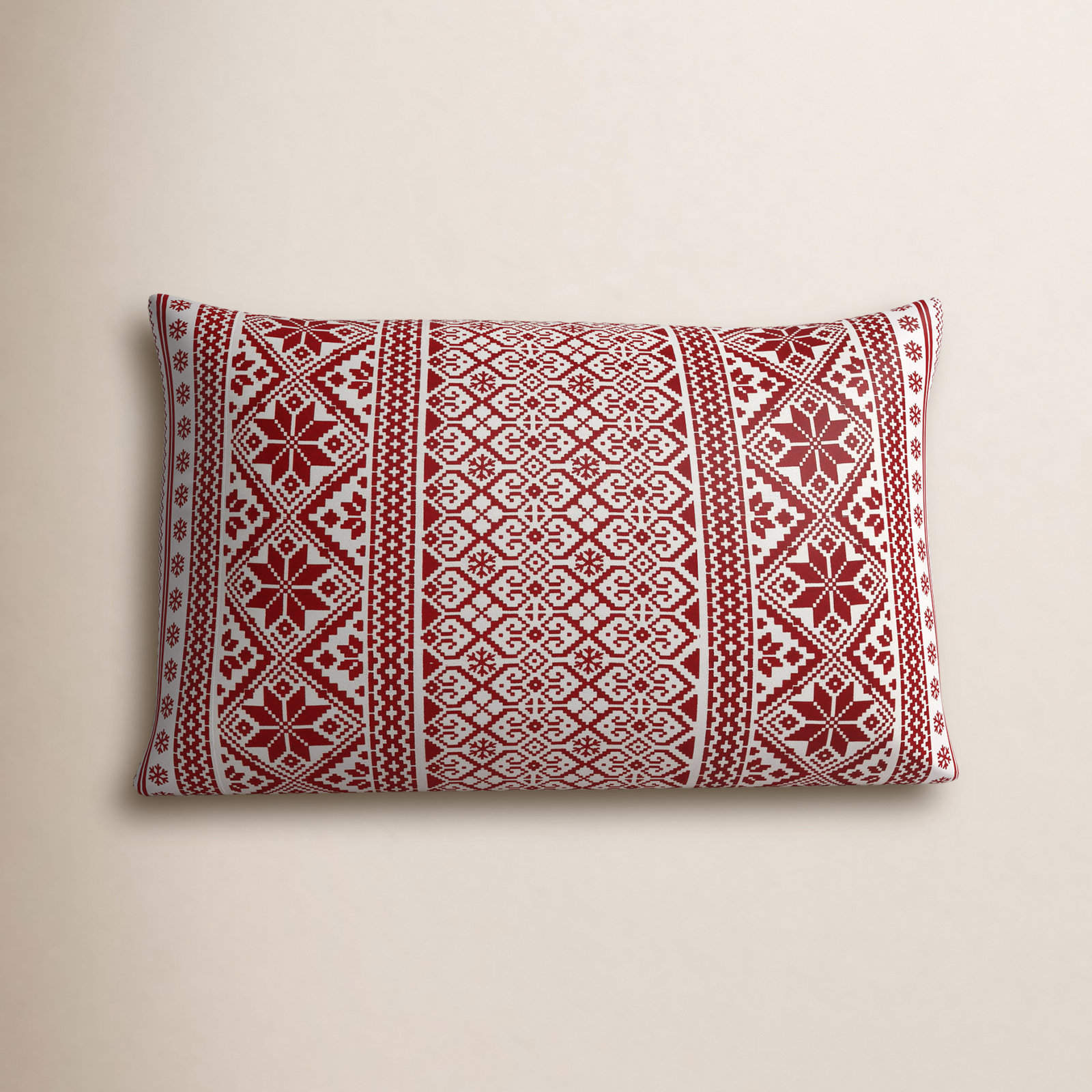 Glenroy Geometric Cotton Lumbar Pillow Cover