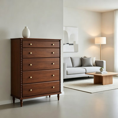 French Retro Metal Accent Chest