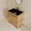 Ensemble de meuble-lavabo simple 28 po avec lavabo en acier inoxydable, meuble-lavabo sur pied avec 2 portes à fermeture douce et 1 tablette