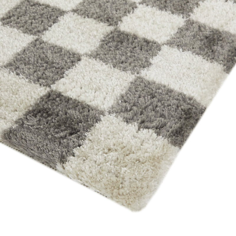 Tapis gris anthracite Seraphine