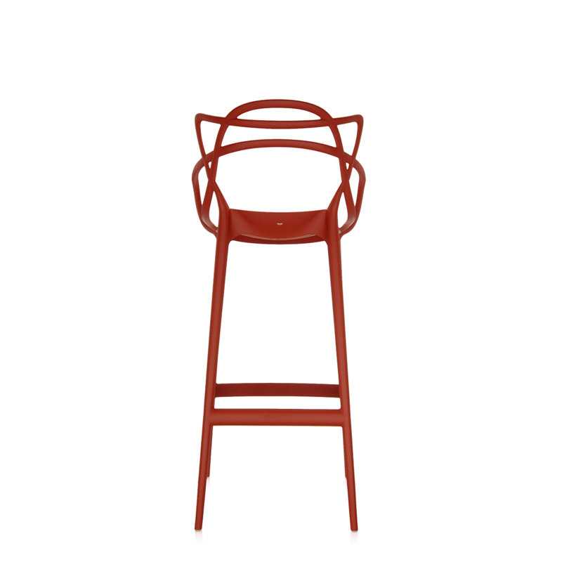 Masters Outdoor Bar Stool, Rust Orange, Bar