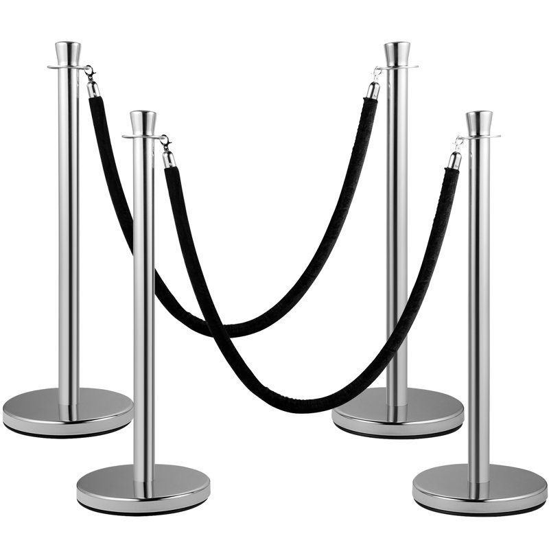 Steel and Iron Queue Barrier Post