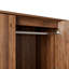 Garde-robe Bulwark à 3 portes en noyer