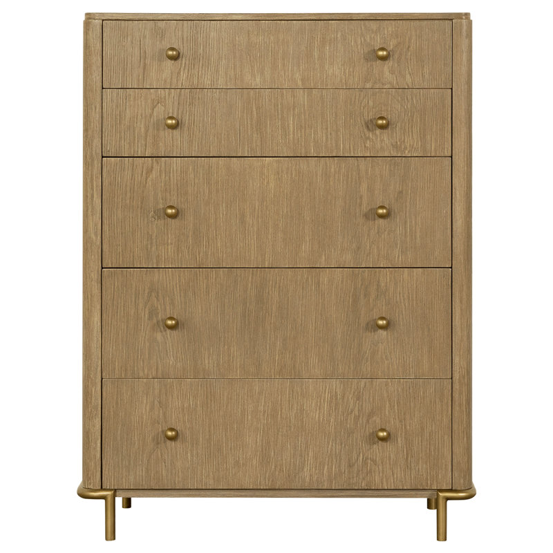 Kevin 5-drawer Bedroom Chest Black, Black