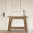 Rustic Console Table,2-Tier Entryway Table,Narrow Sofa Table