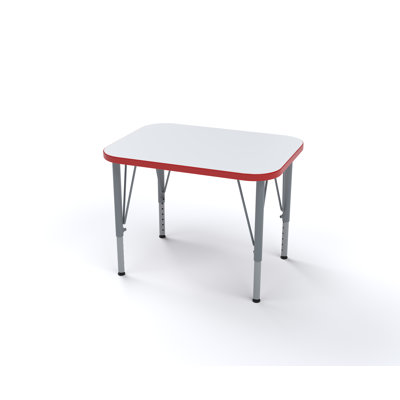 Versa Laminate Collaborative School Desk Activity Table with Height Adjustable Legs