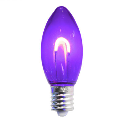 C9 LED U Filament Clear Bulbs