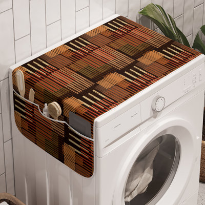 East Urban Home Ethnic Washing Machine Organizer Pack of 2 47" x 18.5" Multicolor