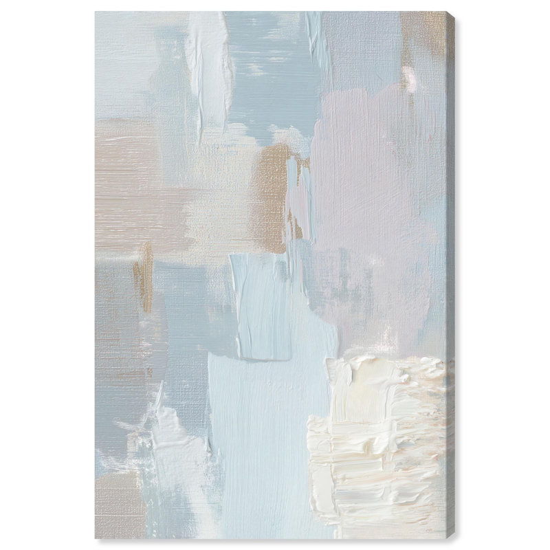 «Glacial Patina Flow III», reproduction d'art sur toile par Art Remedy, H 30 po x l 20 po, Toile tendue avec châssis