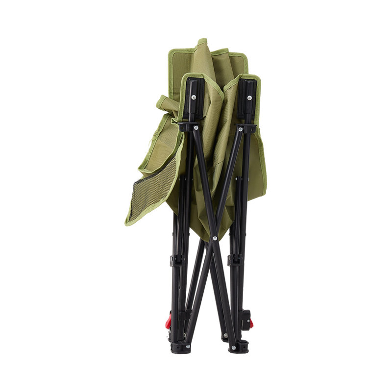 Foldable Low Sling Outdoor Lounge Chair, Green