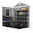 6X6 FT Storage Shed, Waterproof Resin Outdoor Storage Shed With Floor & Window &  Lockable Doors And  Vents, Tool Shed For Bike, Garden, Backyard,Lawn, All Weather Use, Light Grey