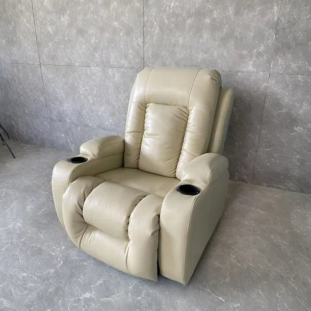Areyona, Beige Faux Leather